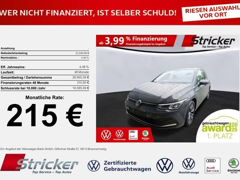 Volkswagen Golf DSG 2.0 TDI Move