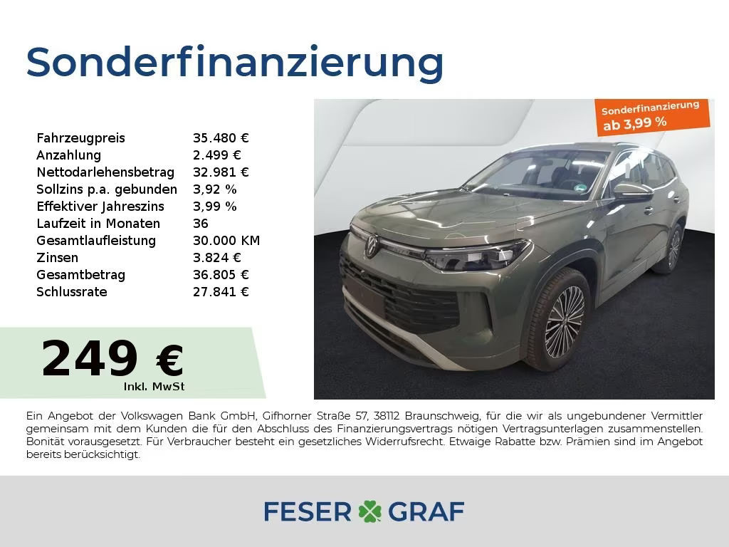 Volkswagen Tayron Life 1.5 eTSI