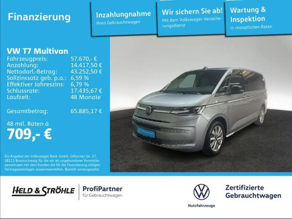 Volkswagen Multivan DSG Style 2.0 TDI Lang T7
