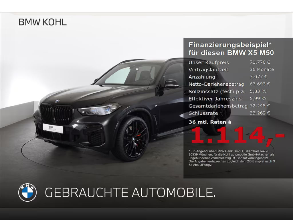 BMW X5 i Anhängerkupplung Panoramadach Head-Up D