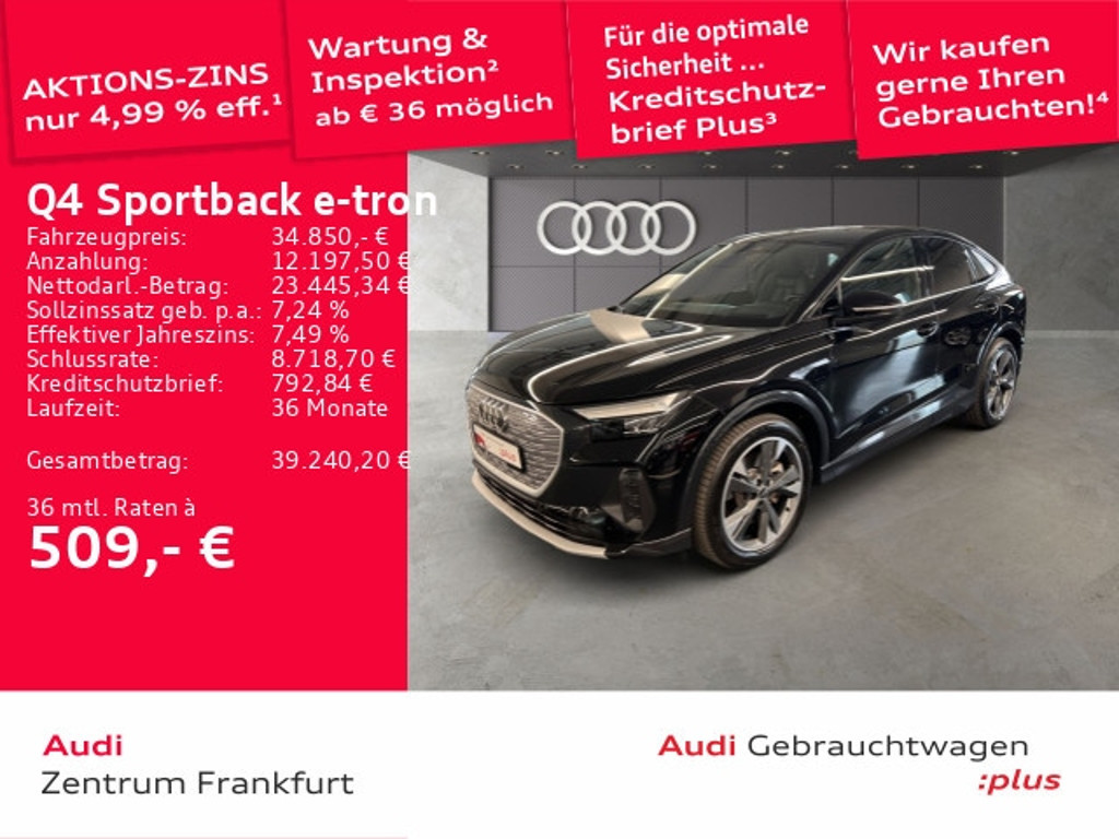 Audi Q4 e-tron Sportback Quattro 50