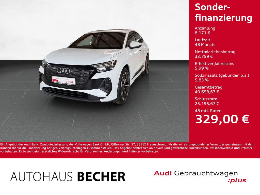 Audi Q4 e-tron Sportback S-Line 40