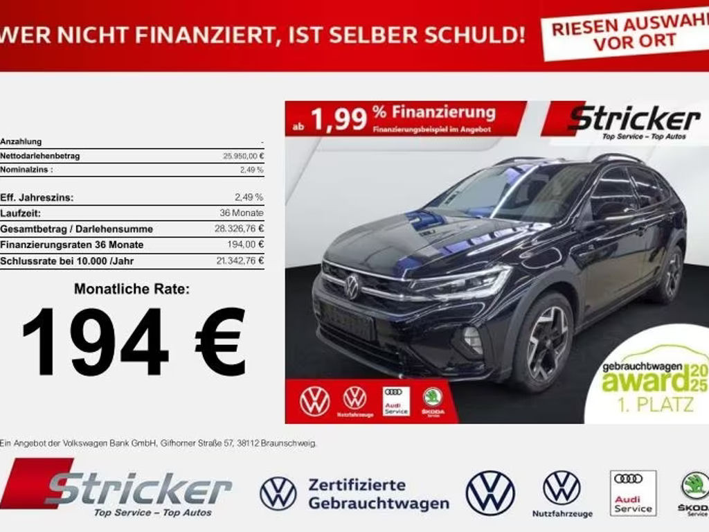 Volkswagen Taigo DSG R-Line 1.5 TSI