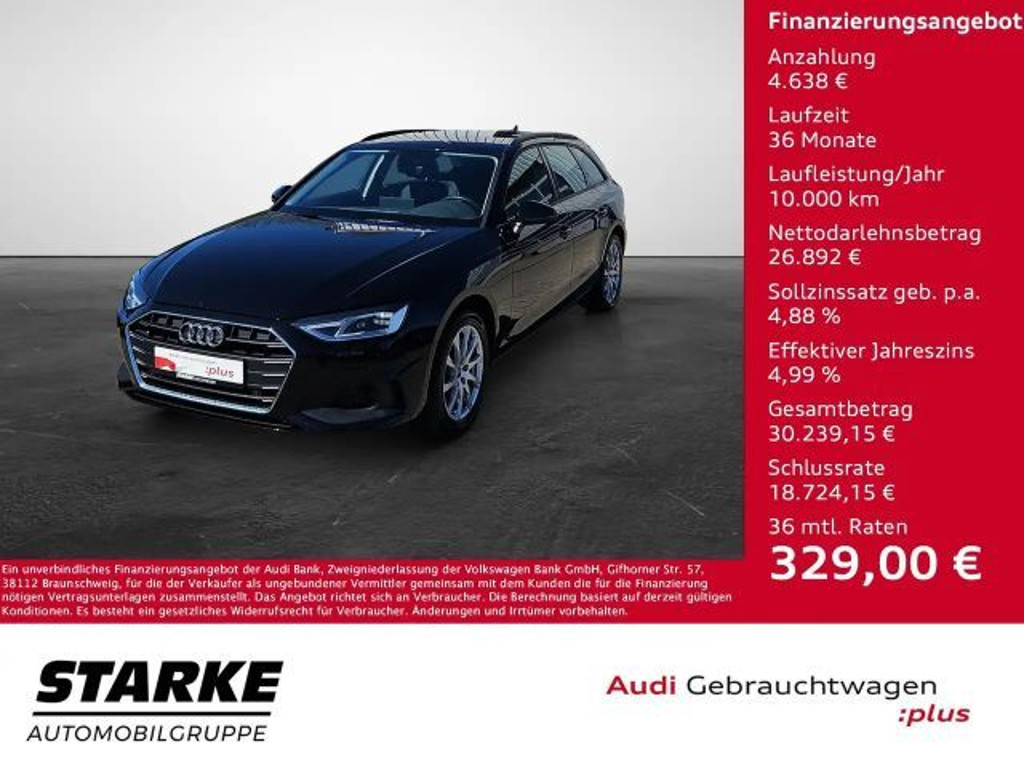 Audi A4 Avant S-Tronic 40 TDI