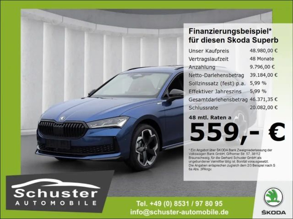 Skoda Superb Combi 4x4 Sportline