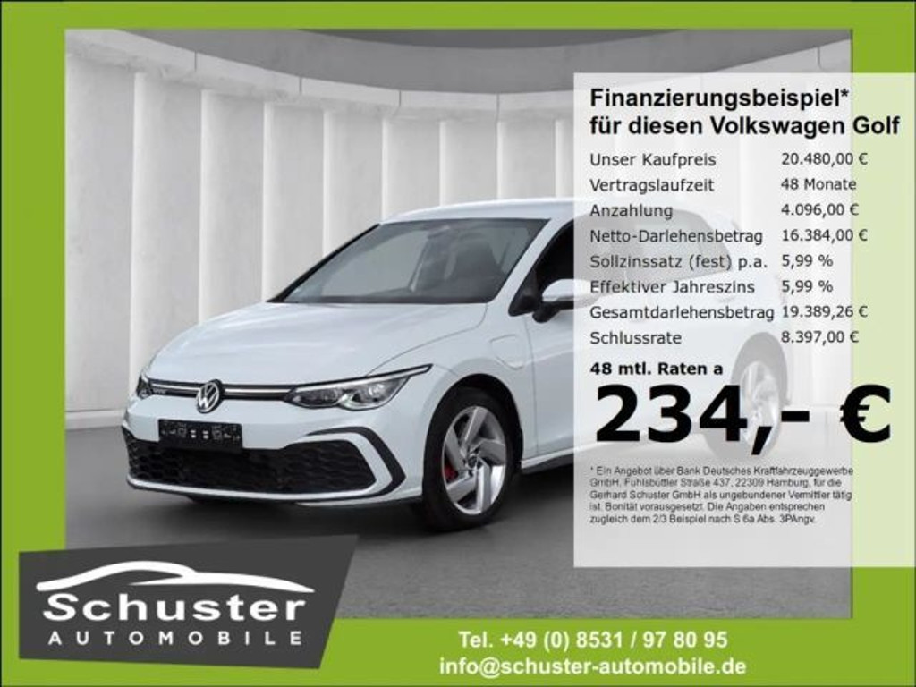 Volkswagen Golf GTE eHybrid Golf VIII
