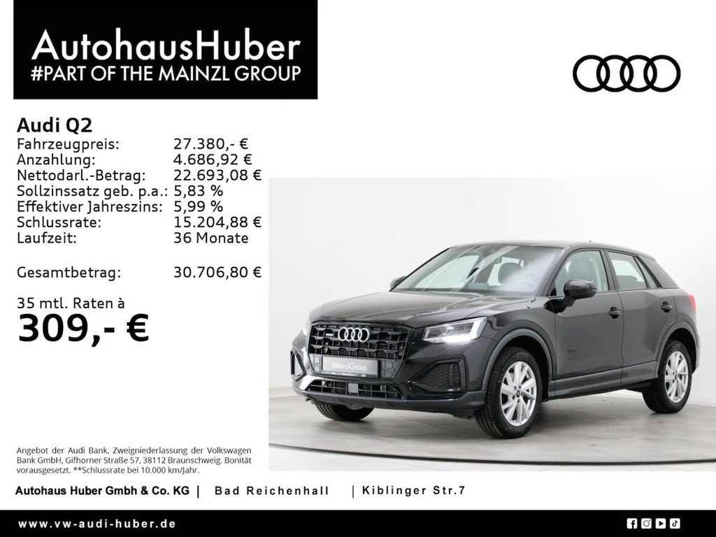 Audi Q2 Quattro S-Tronic 35 TDI