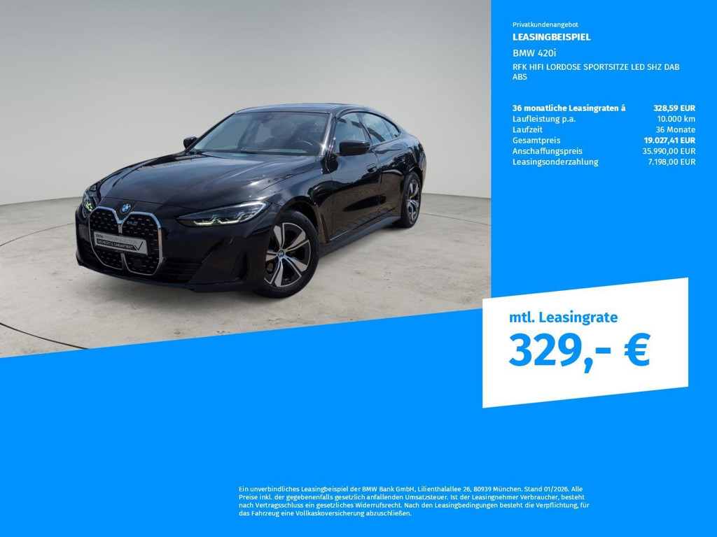 BMW 4 Serie 420 Coupé Gran Coupé 420i