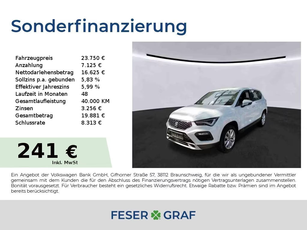 Seat Ateca Style 1.5 TSI DSG