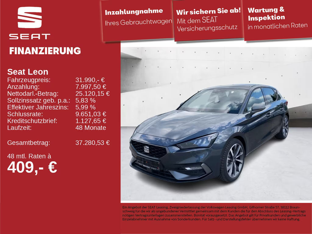 Seat Leon FR-lijn 1.5 eTSI