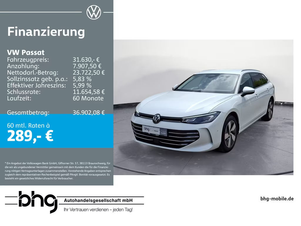 Volkswagen Passat Business DSG