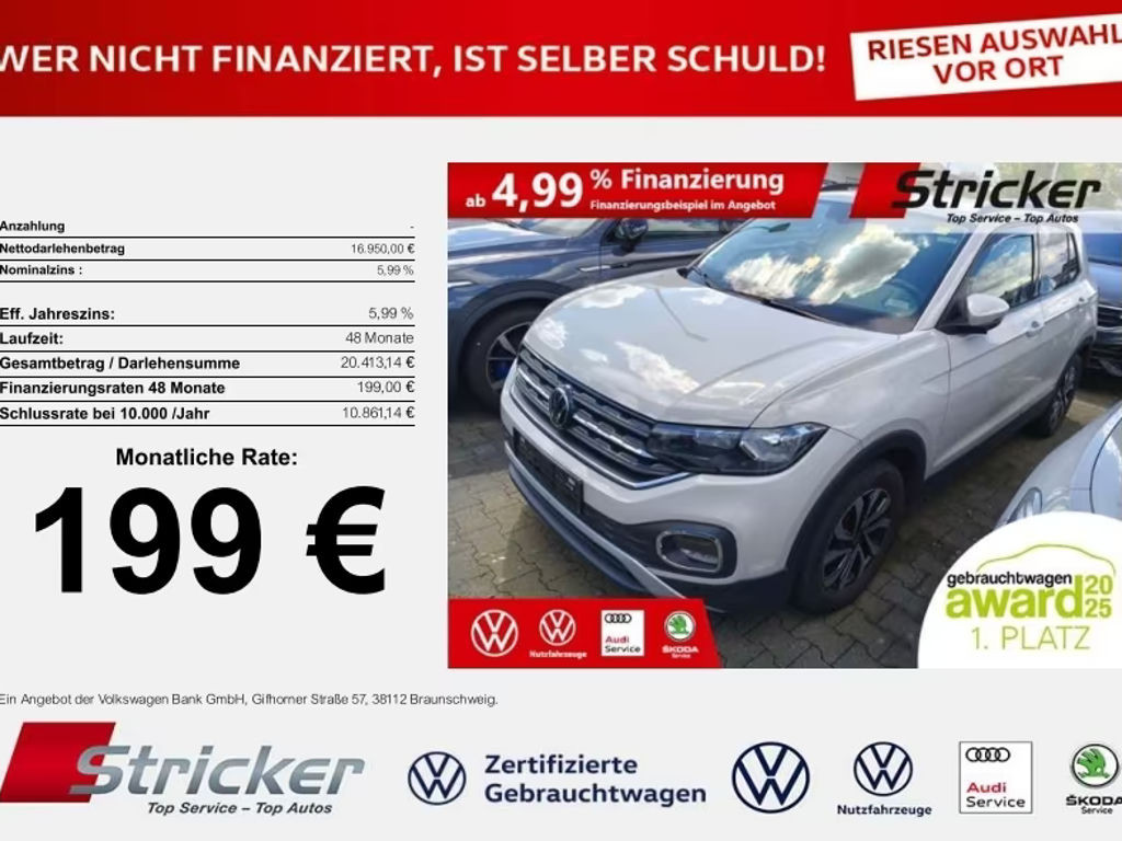 Volkswagen T-Cross 1.0 TSI