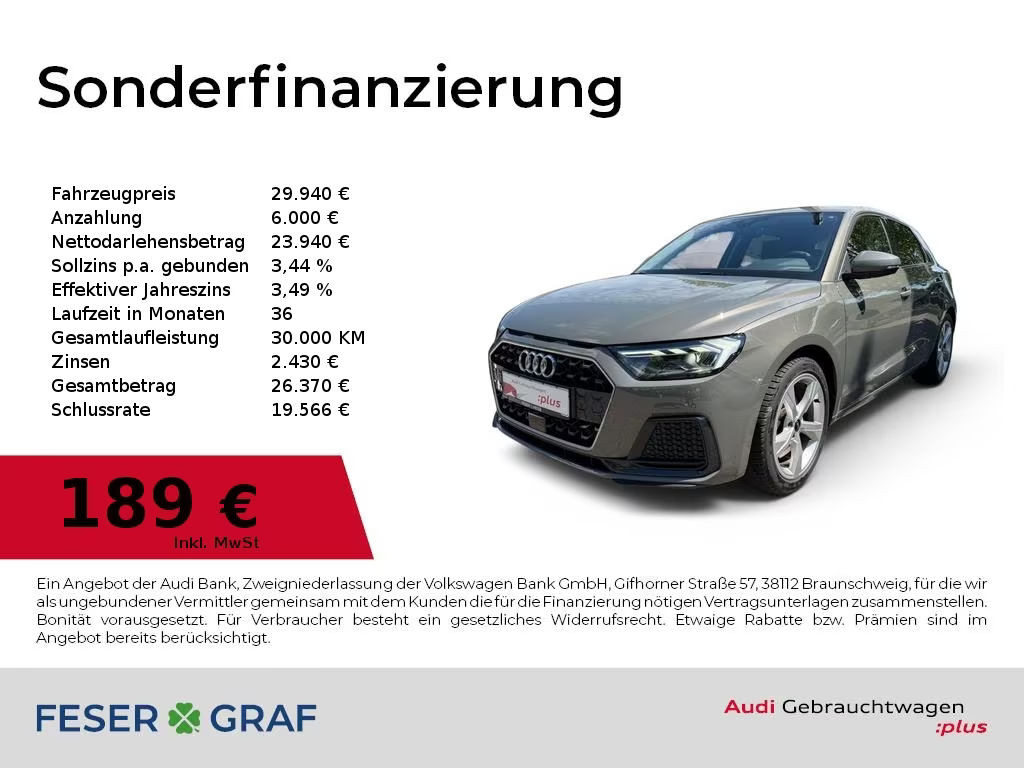 Audi A1 Sportback 35 TFSI