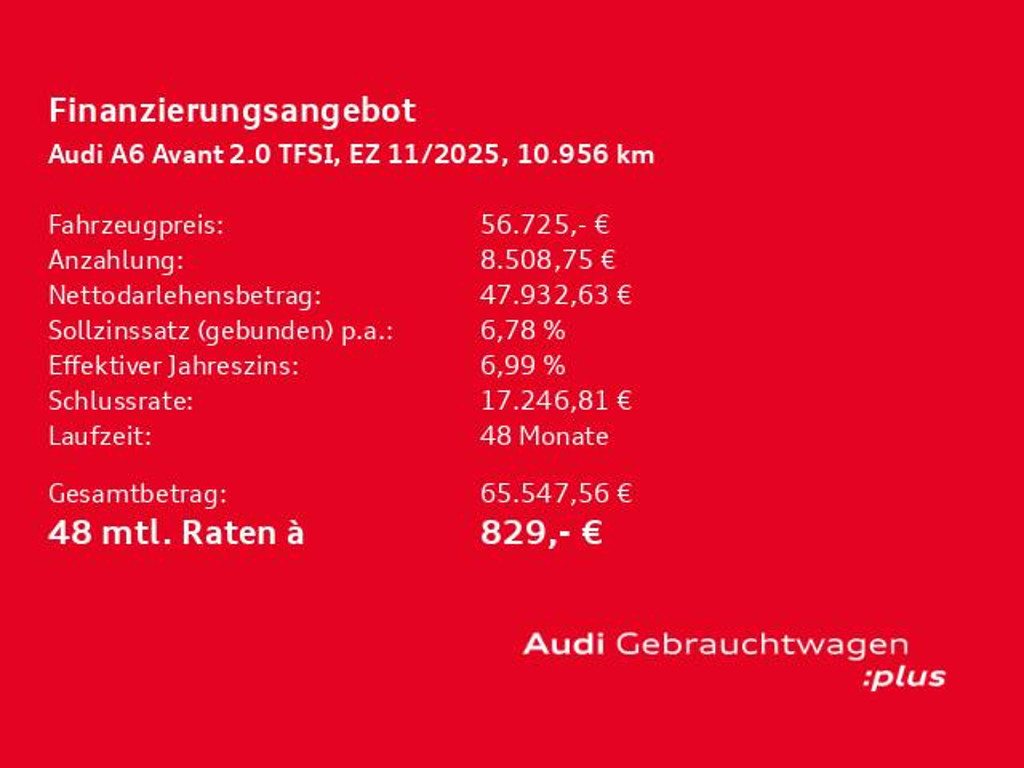 Audi A6 Avant 2.0 TFSI