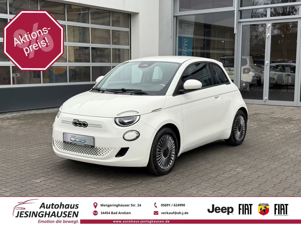 Fiat 500e +Keyless+Klimaaut.+Tempomat+Schildererkennu