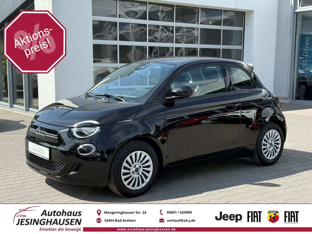 Fiat 500e +Klimaaut.+Tempomat+CarPlay+Spurhalte Navi