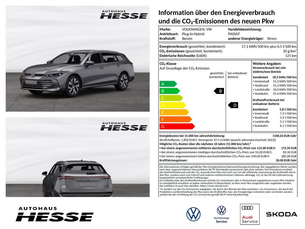Volkswagen Passat DSG R-Line eHybrid 1.5 TSI