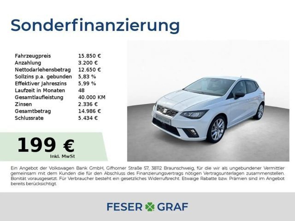 Seat Ibiza FR-lijn 1.0 MPI