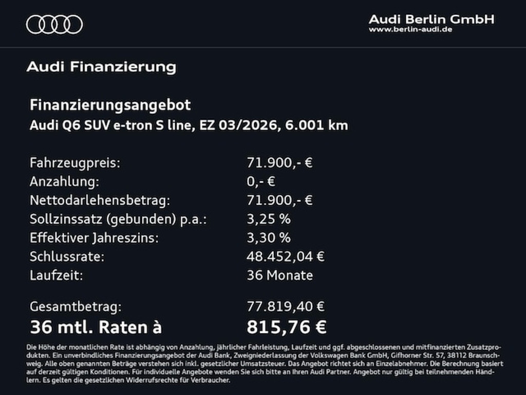 Audi Q6 e-tron
