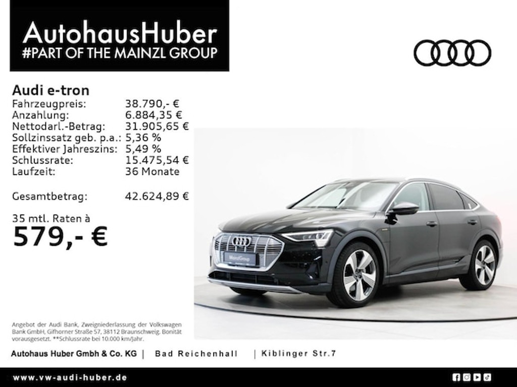 Audi e-tron Sportback Quattro 55