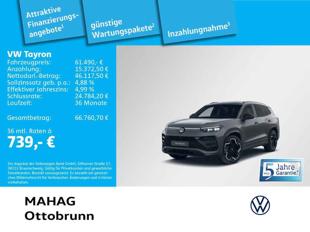 Volkswagen Tayron R-Line 2.0 TSI