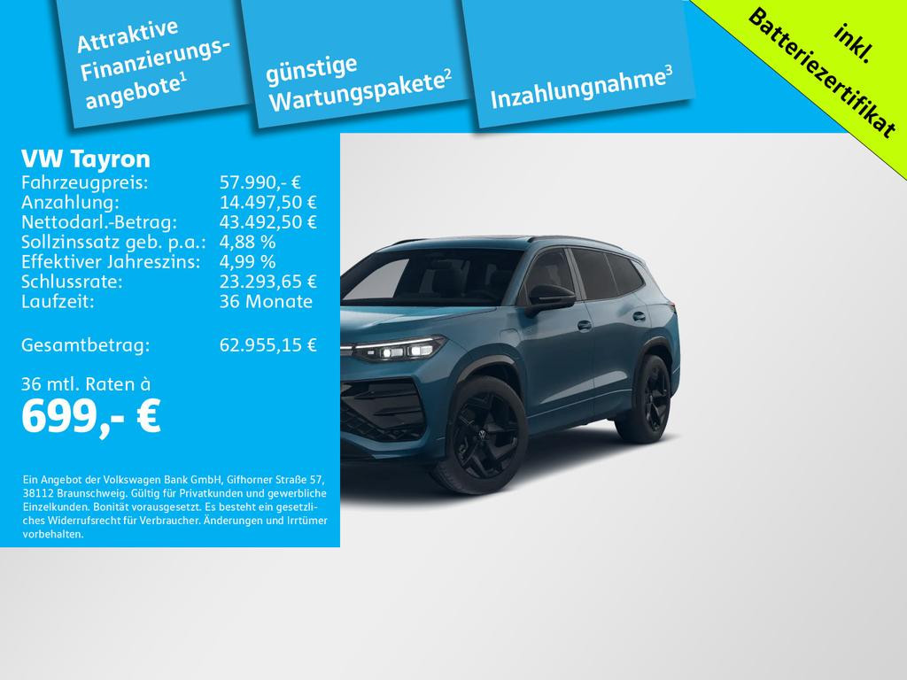 Volkswagen Tayron R-Line eHybrid