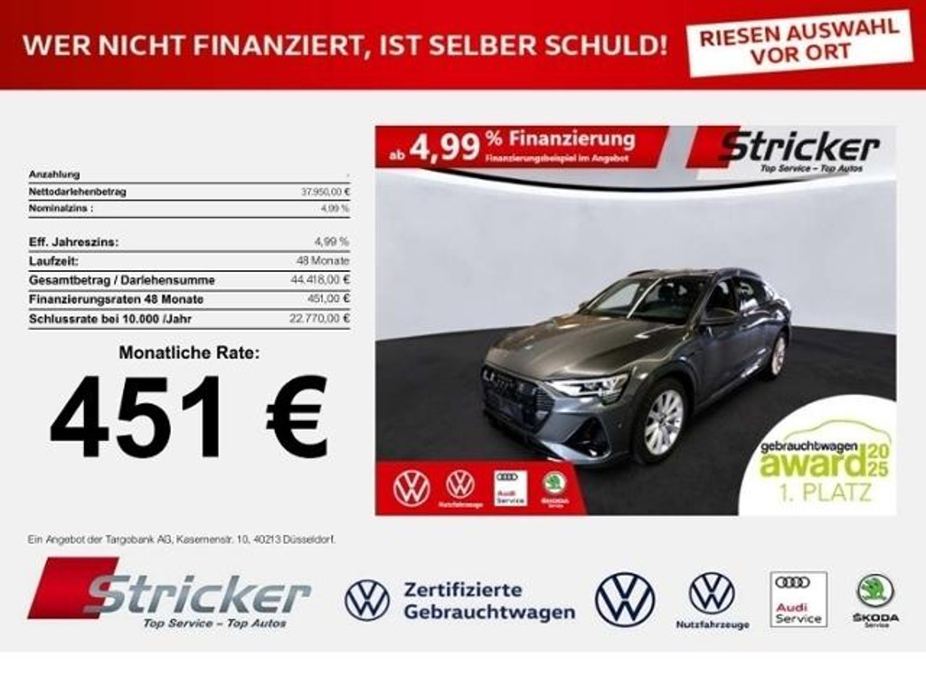 Audi e-tron Sportback S-Line 55