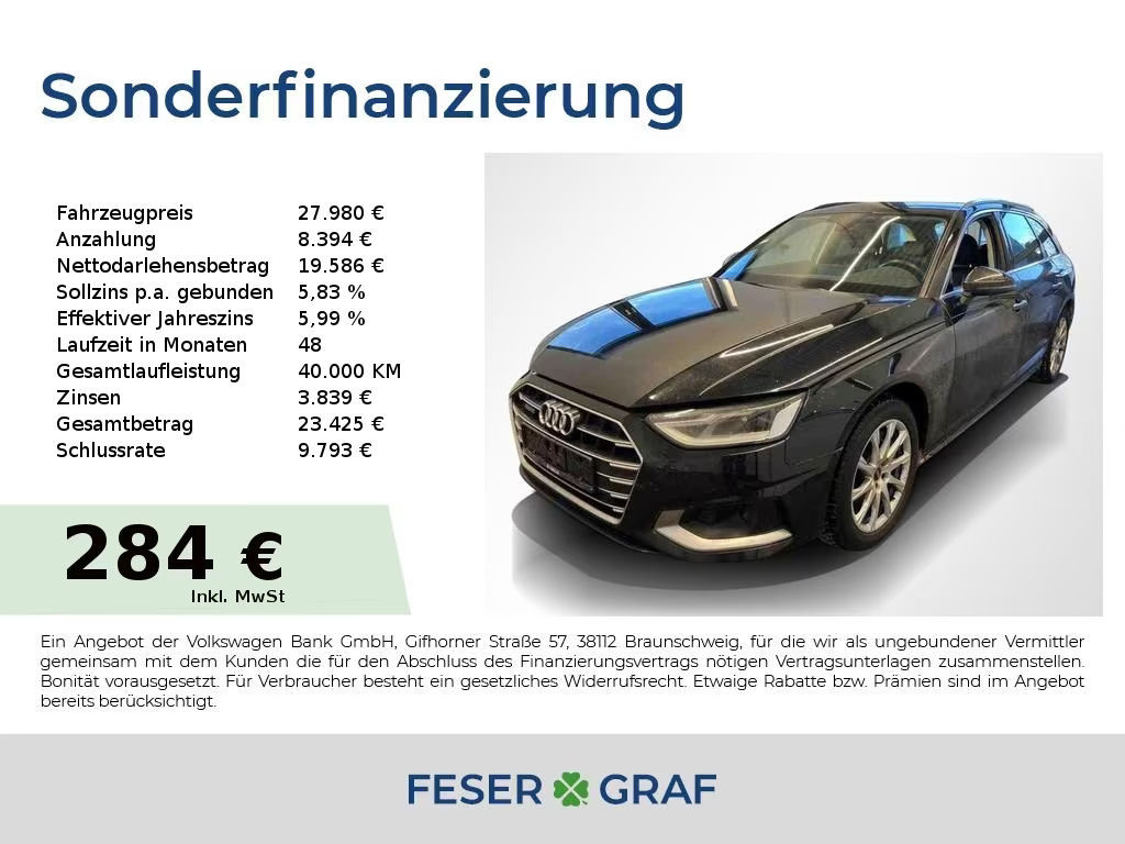 Audi A4 Avant S-Tronic 40 TFSI