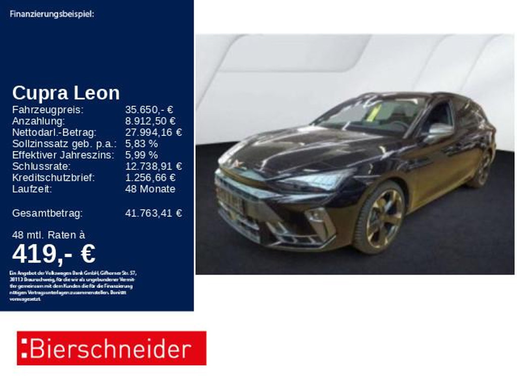 Cupra Leon 1.5 TSI DSG e-Hybrid