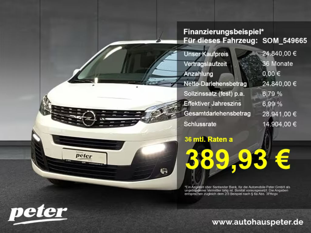 Opel Zafira Life 1.5 CDTI