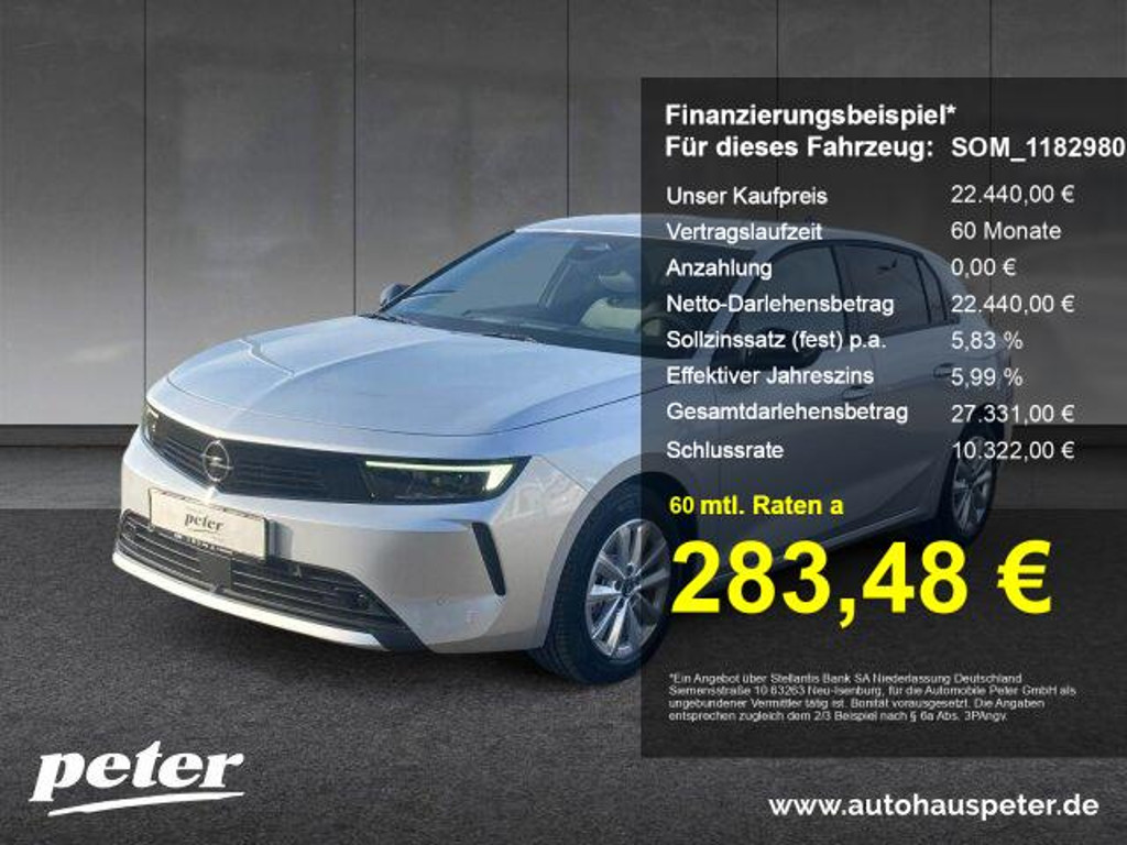 Opel Astra Edition