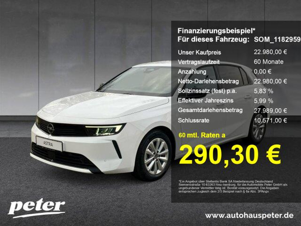Opel Astra Edition