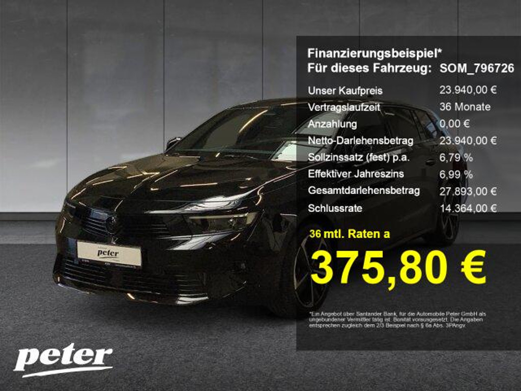 Opel Astra Sports Tourer Grand Sport 1.2 Turbo Turbo GS-Line