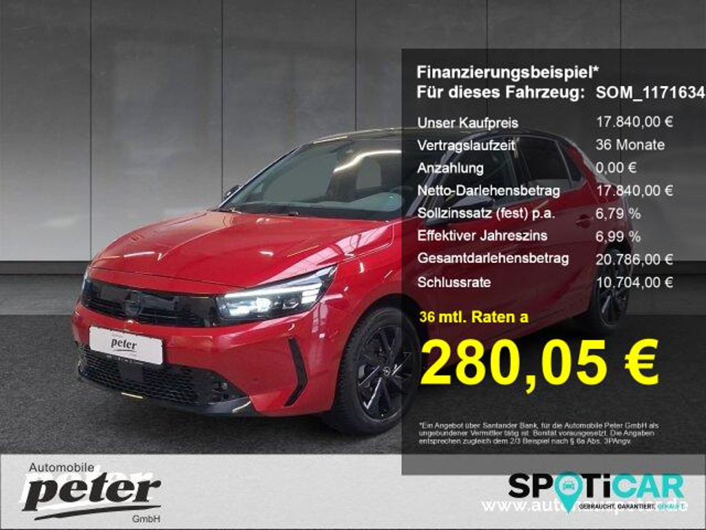 Opel Corsa Grand Sport 1.2 Turbo Turbo GS-Line
