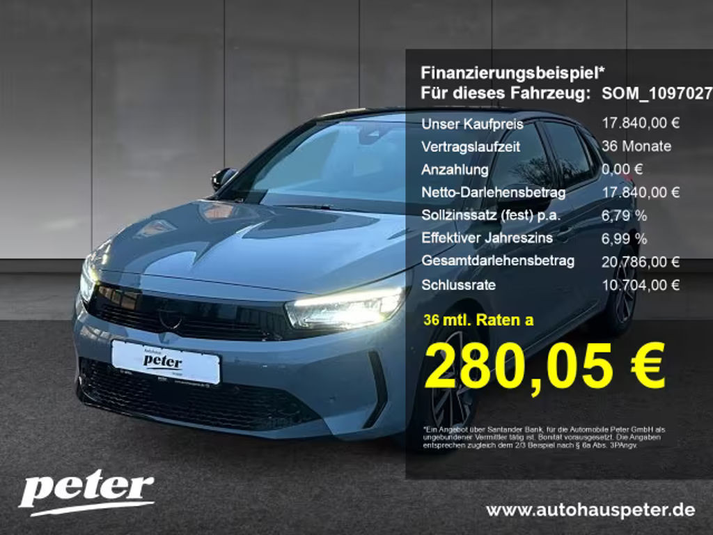 Opel Corsa Grand Sport 1.2 Turbo Turbo GS-Line