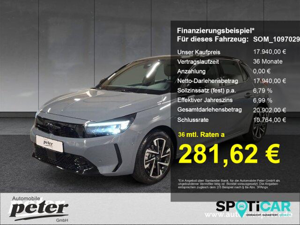 Opel Corsa Grand Sport 1.2 Turbo Turbo GS-Line