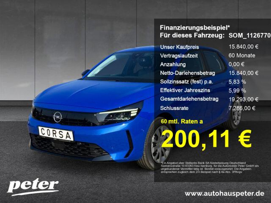 Opel Corsa F 1.2 +Rückfahrkamera+SHZ+LHZ+ON