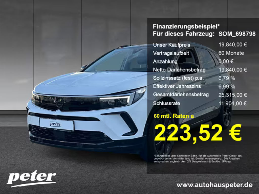 Opel Grandland Grand Sport 1.2 Turbo Turbo GS-Line