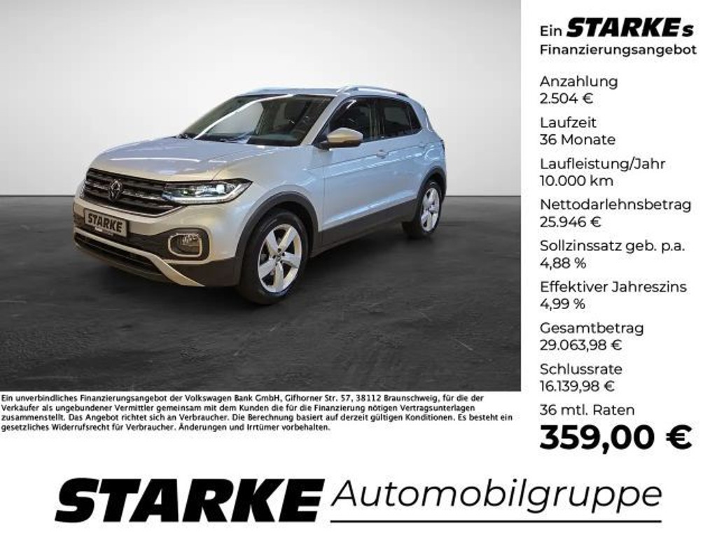 Volkswagen T-Cross DSG Style 1.5 TSI