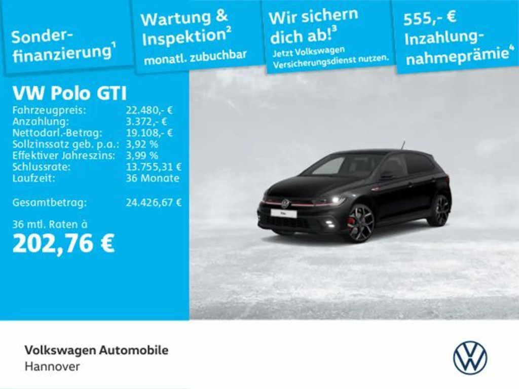 Volkswagen Polo DSG GTI IQ.Drive 2.0 TSI