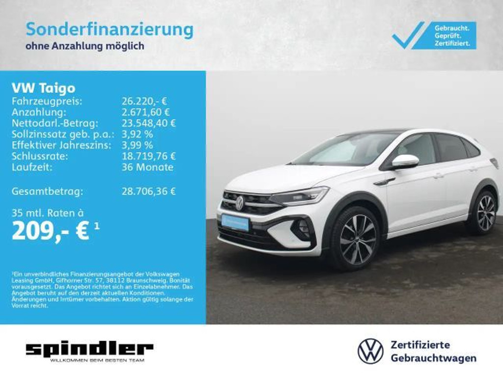 Volkswagen Taigo DSG R-Line 1.5 TSI