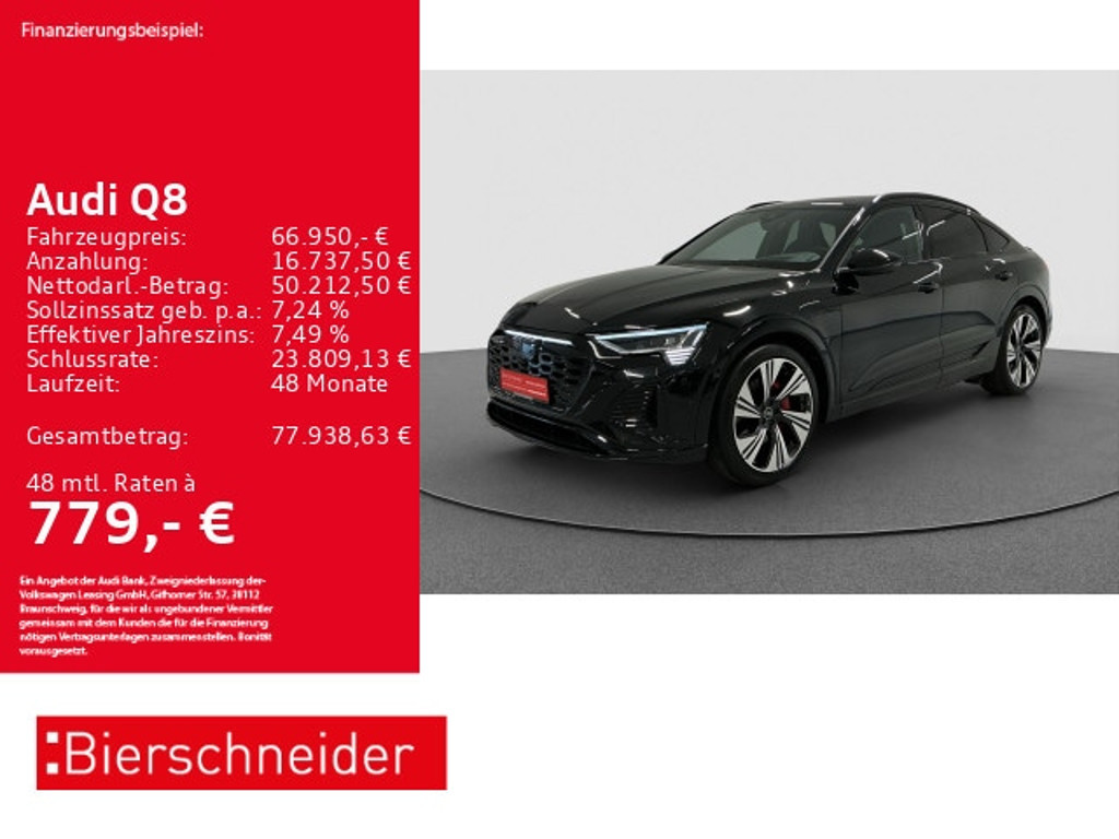 Audi Q8 e-tron Sportback Quattro S-Line 55