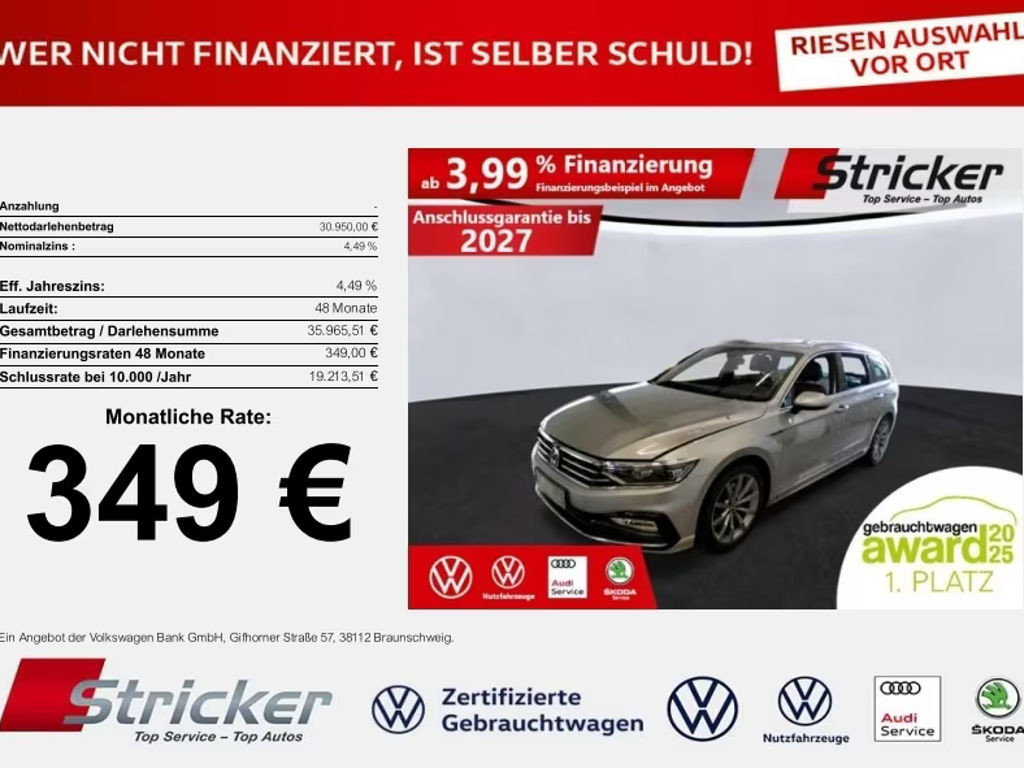 Volkswagen Passat DSG Variant R-Line 2.0 TDI