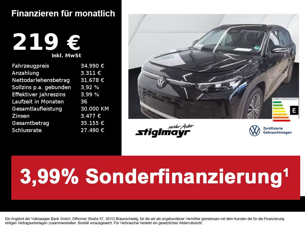 Volkswagen Tayron DSG Life IQ.Drive 1.5 eTSI