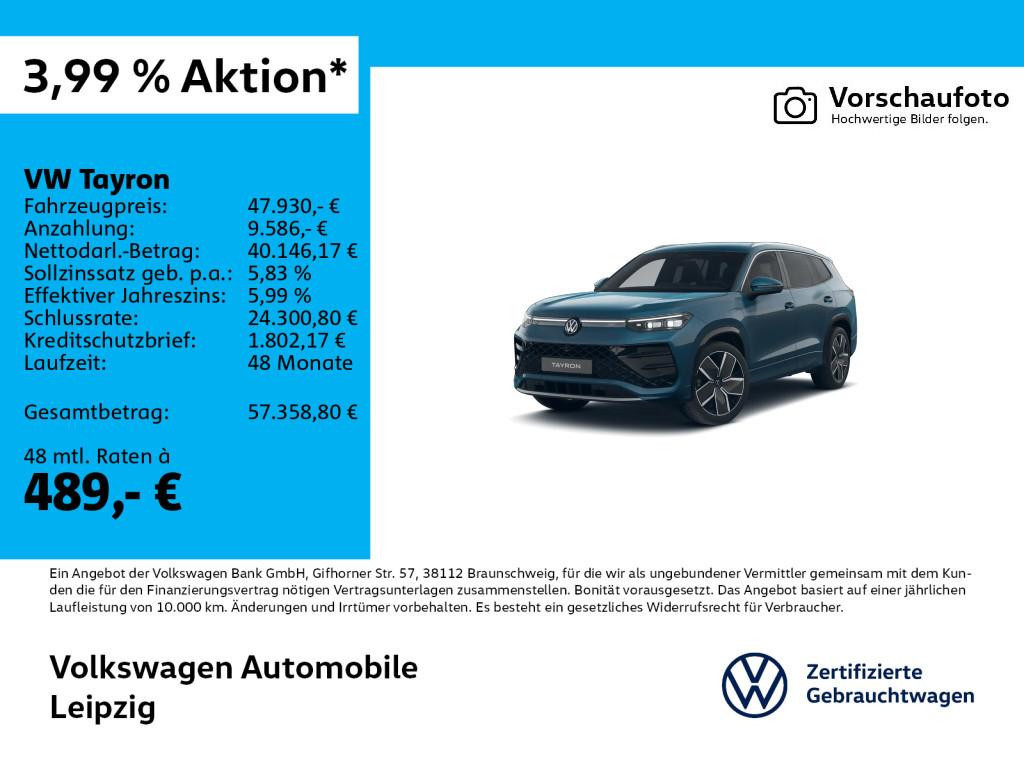 Volkswagen Tayron DSG R-Line eHybrid 1.5 TSI