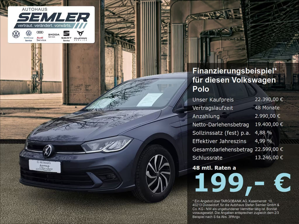 Volkswagen Polo Life 1.0 TSI