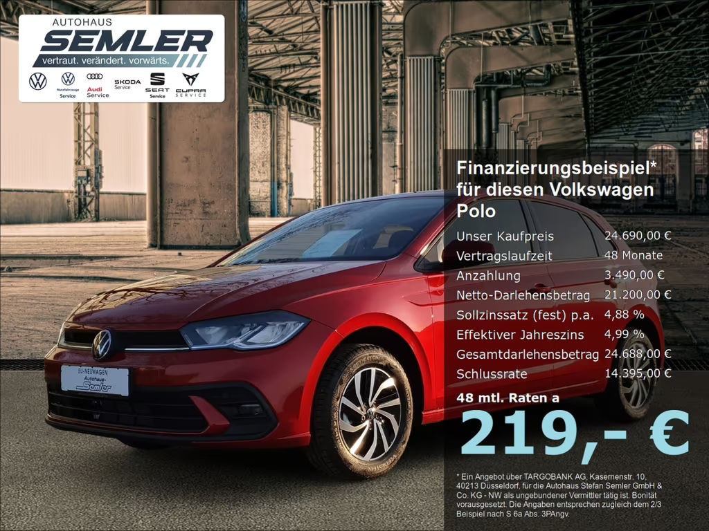 Volkswagen Polo DSG Life 1.0 TSI