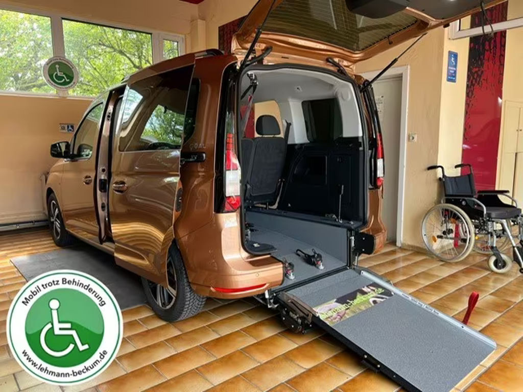 Volkswagen Caddy Goal Rollstuhlrampe Kam digCo 17" Nav