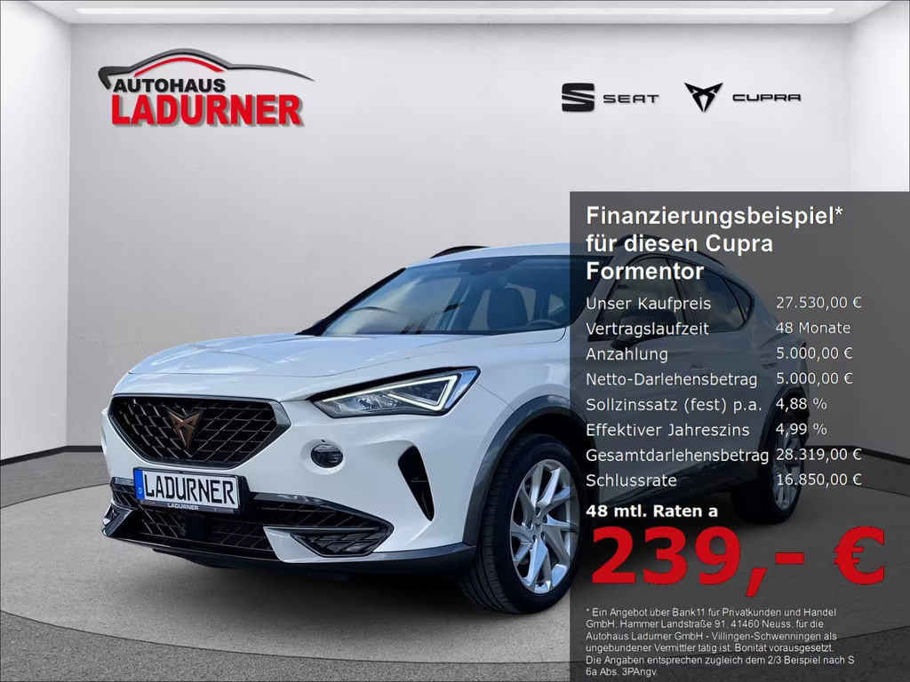 Cupra Formentor 1.5 TSI DSG