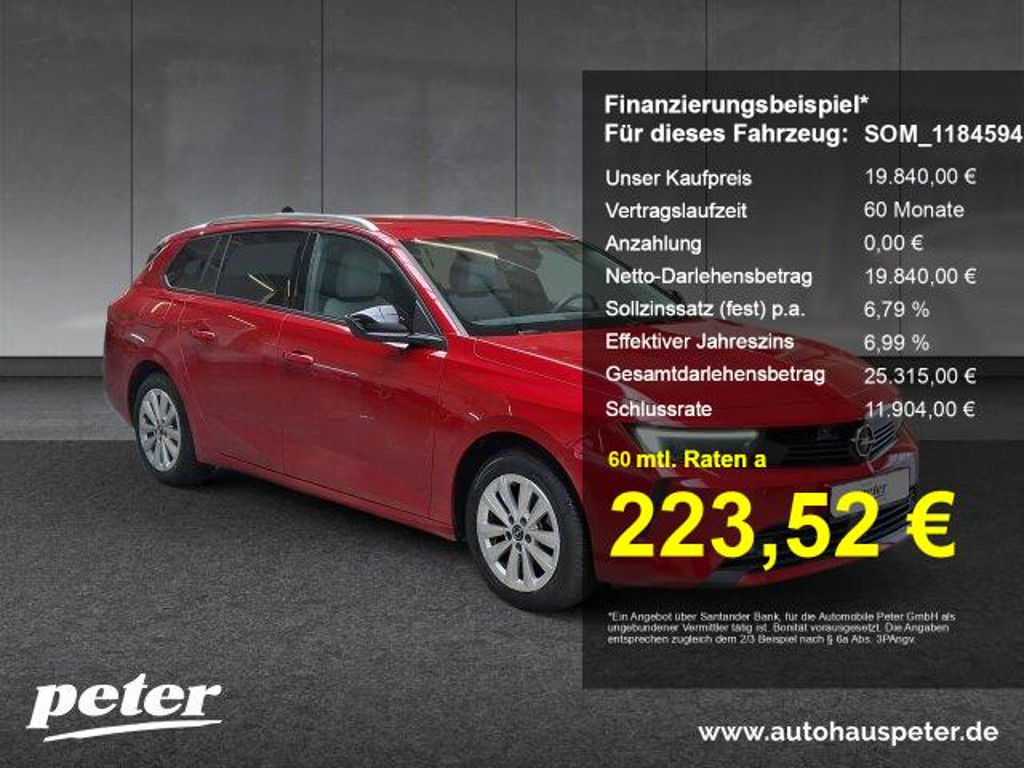 Opel Astra Sports Tourer 1.2 Turbo Elegance Turbo